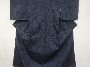 亀甲に花模様織出し西陣伝承紬着物